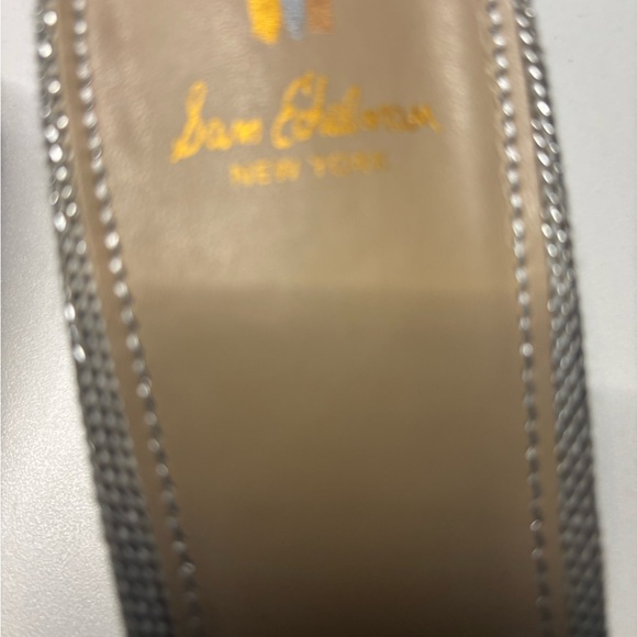 Sam Edelman Silver Textured Mules - Picture 6 of 7